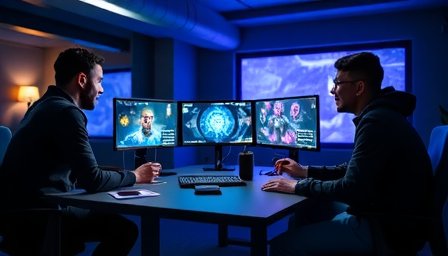 Equipo de desarrolladores de Play Nubo en acción, game development studio en Sevilla