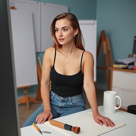 Artista 3D en Play Nubo modelando personajes para futuristic games